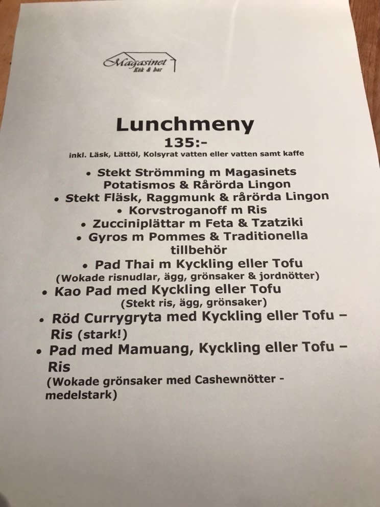 Menu Magasinet Kok Och Bar-1